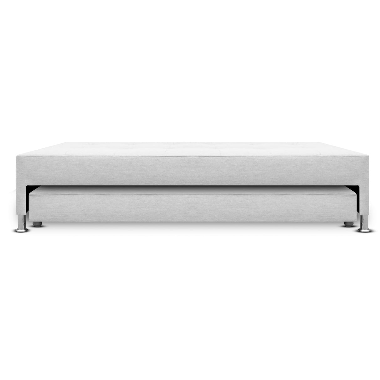 Cama Nido Duplex Jafar Blanco 100x48Cm Para Cochón Sencillo 100 X 190 Cm con Colchones Incorporados - CAMAS | Bylmo
