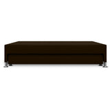 Cama Nido Duplex Jafar Cafe 120x48Cm Para Cochón Semidoble 120 X 190 Cm con Colchones Incorporados - CAMAS | Bylmo
