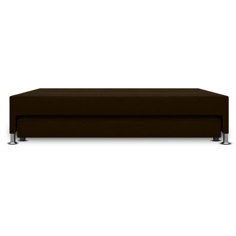 Cama Nido Duplex Jafar Cafe 120x48Cm Para Cochón Semidoble 120 X 190 Cm con Colchones Incorporados - CAMAS | Bylmo