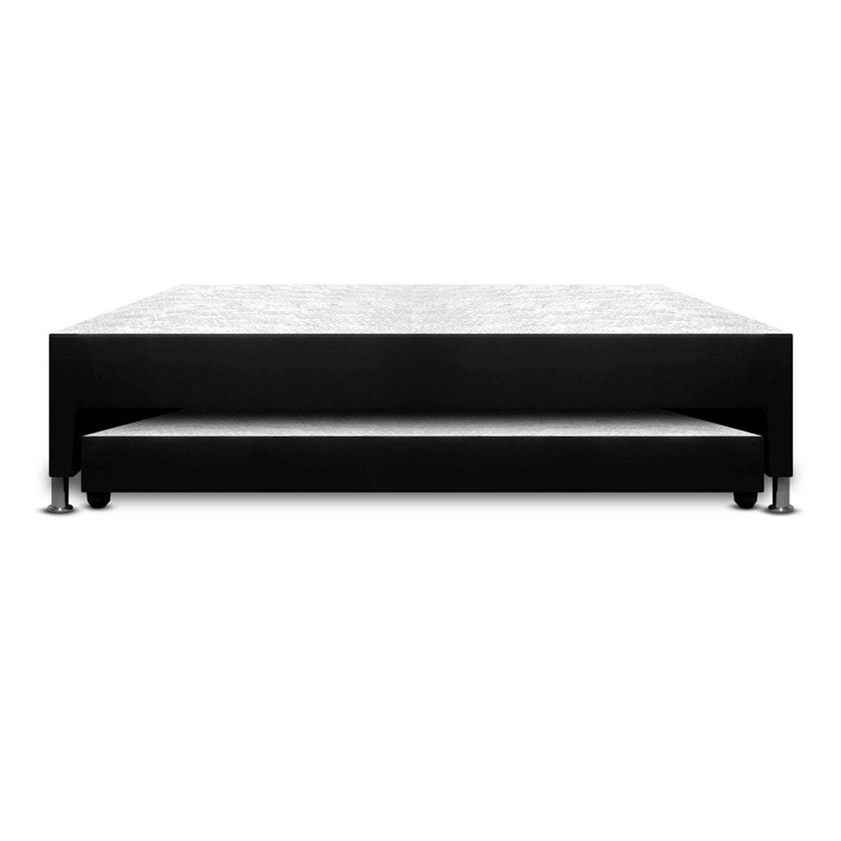 Cama Nido Duplex Negro 90x48Cm Para Cochón Sencillo 90 X 190 Cm con Colchones Incorporados - CAMAS | Bylmo
