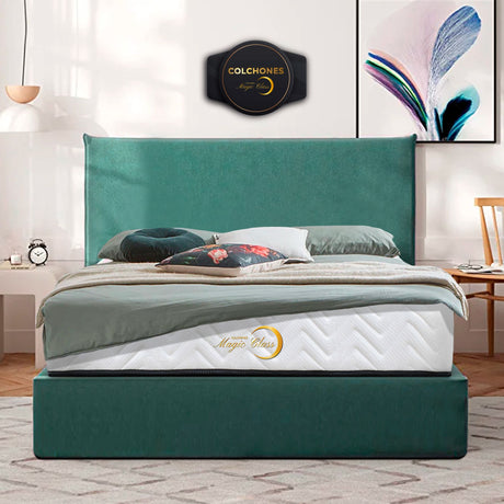 Colchón Ginebra Resortado Queen 160x190 Cm Ortopedico Doble Faz con Pillow Doble - COLCHONES | Bylmo