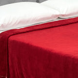 Cobija Piel de Durazno Rojo 180x200cm Fondo Entero Extrasuave - COBIJAS Y MANTAS | Bylmo