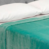 Cobija Piel de Durazno Verde 180x200cm Fondo Entero Extrasuave - COBIJAS Y MANTAS | Bylmo