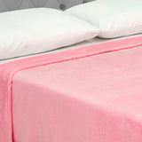 Cobija Piel de Durazno Rosado 180x200cm Fondo Entero Extrasuave - COBIJAS Y MANTAS | Bylmo