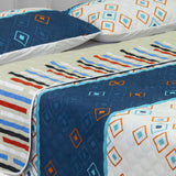 Cubrelecho Termosellado Blanco Hueso 140x190cm Doble Faz de Hexagonos - TENDIDOS Y CUBRELECHOS | Bylmo