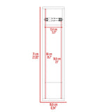 Organizador de Papel Higiénico Bali Wengue 16.6x71cm Flotante con Porta Rollo - OTROS MUEBLES PARA BANHO | Bylmo