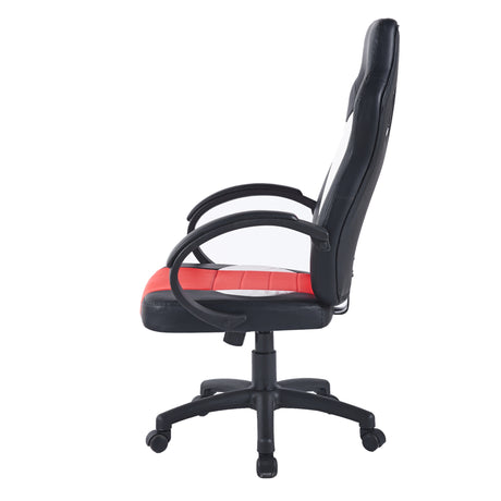 Silla Gamer Kyoto Negro y Blanco 51x107cm con Apoya Brazos - SILLAS DE OFICINA | Bylmo
