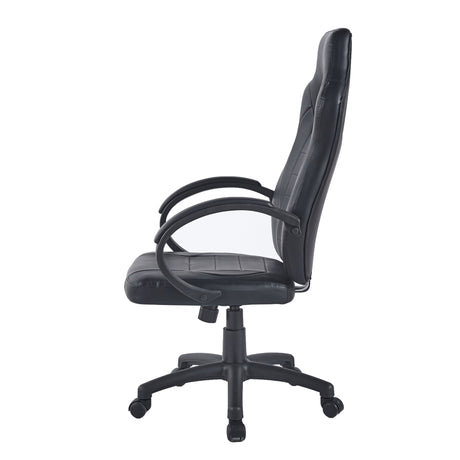 Silla Gamer Kyoto Negro 50x107cm con Apoya Brazos - SILLAS DE OFICINA | Bylmo