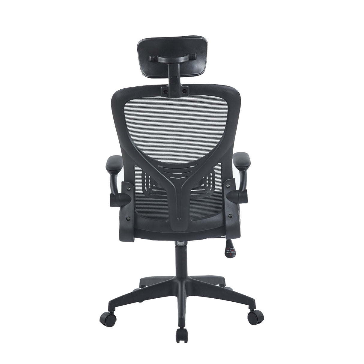 Silla Gerencial Celestial PU Negro 48x91cm con Apoya Brazos - SILLAS DE OFICINA | Bylmo