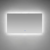 Espejo de Baño 120x70cm Rectangular con Sistema Led Touch - ESPEJOS DE BANHO | Bylmo