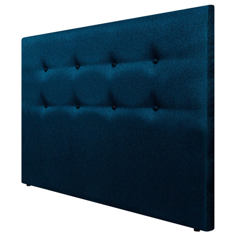 Cabecero Dublín Azul 160x115cm con Acabado Liso para Cama Queen - CABECEROS | Bylmo