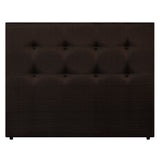 Cabecero Dublín Cafe 140x115cm con Acabado Liso para Cama Doble - CABECEROS | Bylmo