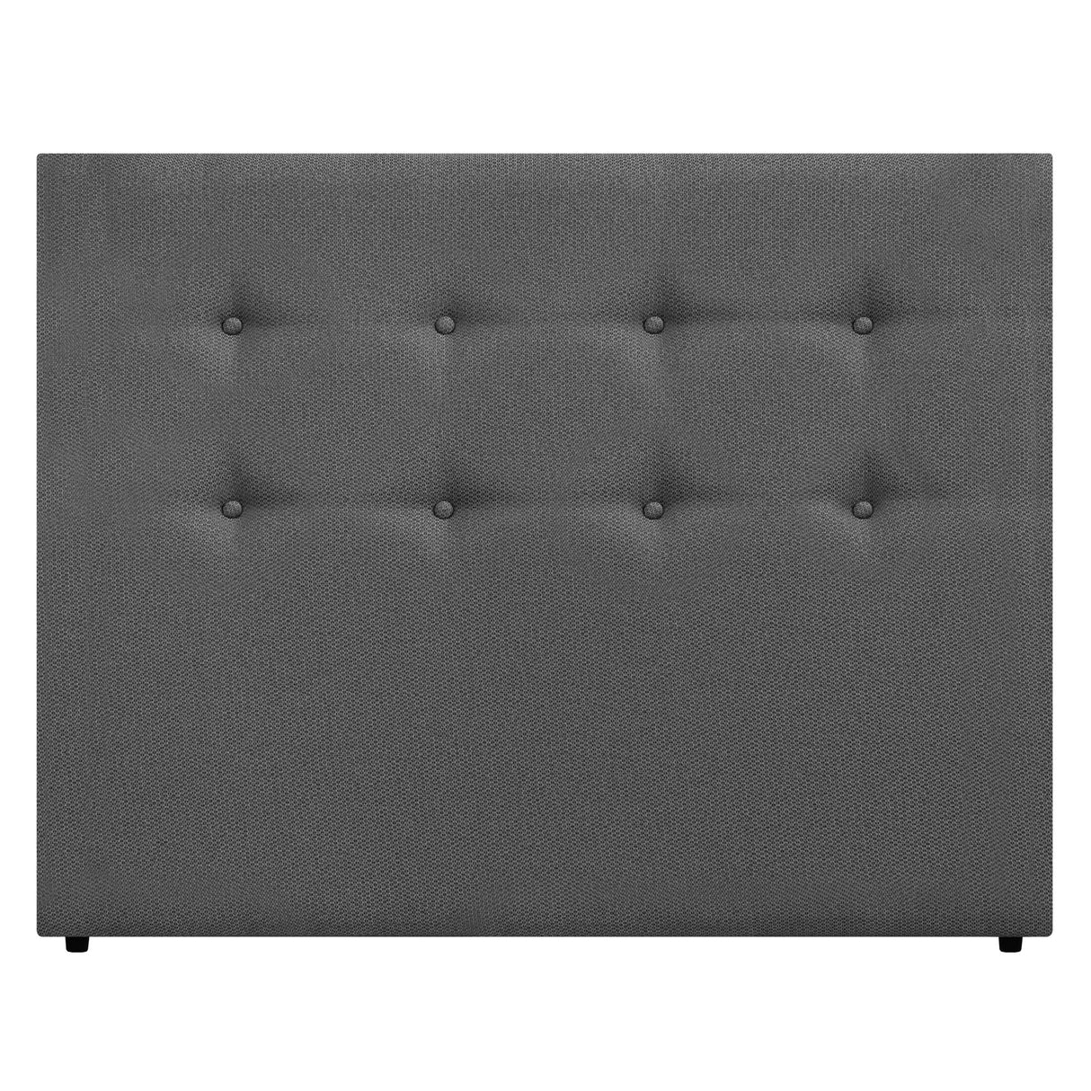 Cabecero Dublín Gris 140x115cm con Acabado Liso para Cama Doble - CABECEROS | Bylmo