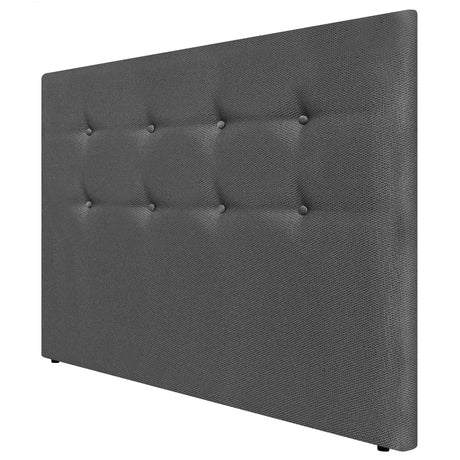 Cabecero Dublín Gris 140x115cm con Acabado Liso para Cama Doble - CABECEROS | Bylmo
