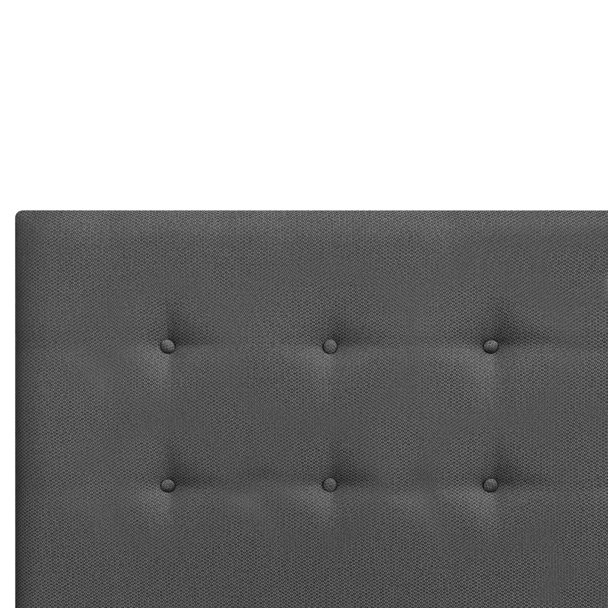 Cabecero Dublín Gris 140x115cm con Acabado Liso para Cama Doble - CABECEROS | Bylmo