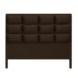Cabecero Londres Cafe 160x120cm con Acabado Abullonado para Cama Queen - CABECEROS | Bylmo