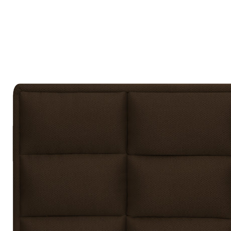 Cabecero Londres Cafe 160x120cm con Acabado Abullonado para Cama Queen - CABECEROS | Bylmo