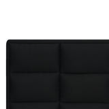 Cabecero Londres Negro 160x120cm con Acabado Abullonado para Cama Queen - CABECEROS | Bylmo
