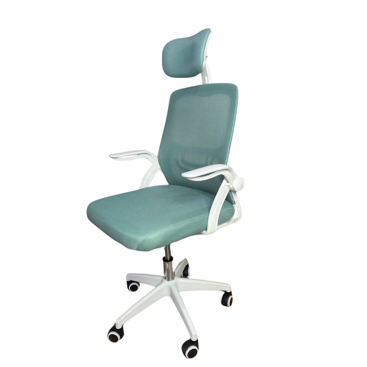 Silla Gerencial Kingdom Azul 48x107cm con Apoya Cabezas