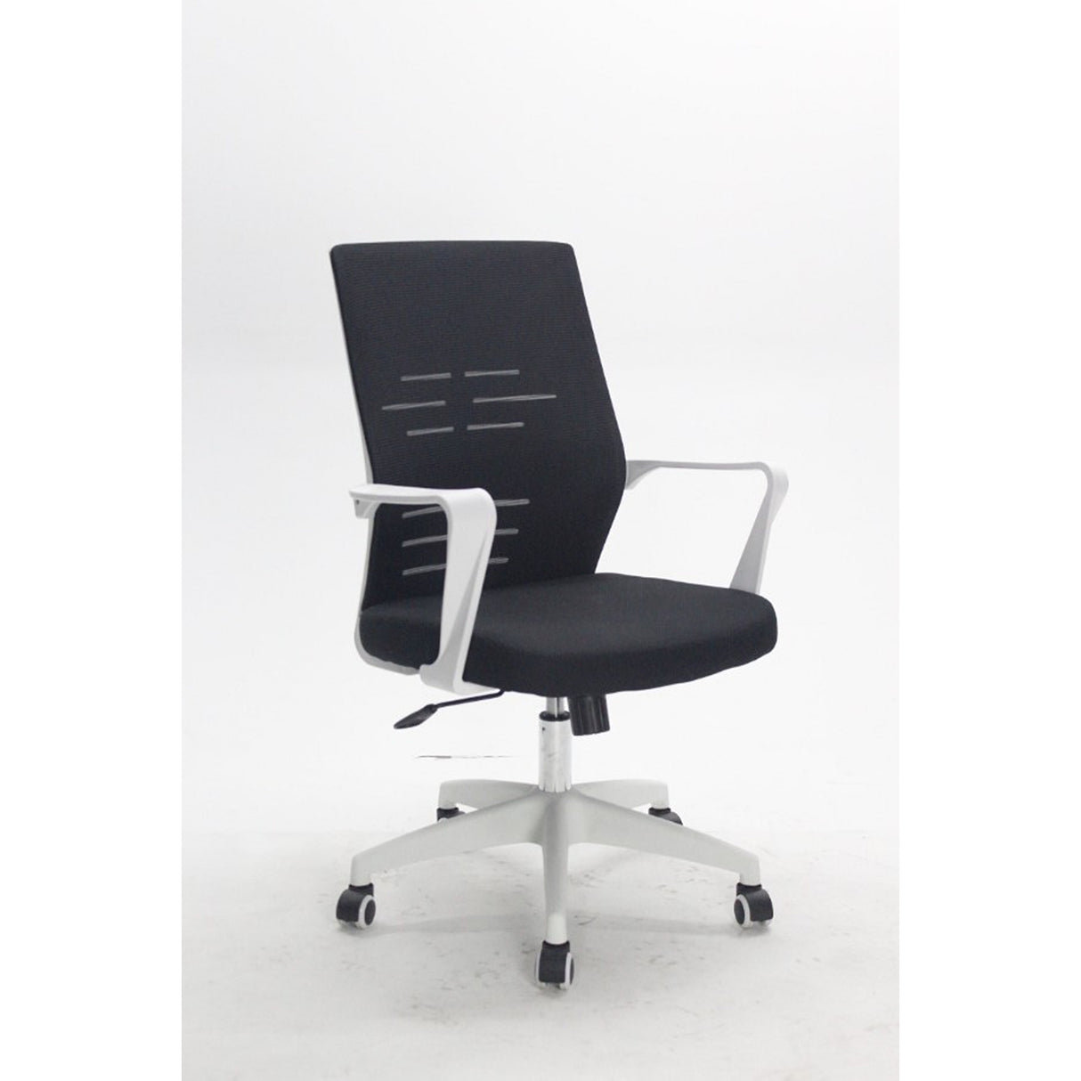 Silla de Oficina Vanguardia Negro 48x100cm con Apoya Brazos - SILLAS DE OFICINA | Bylmo