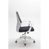 Silla de Oficina Vanguardia Negro 48x100cm con Apoya Brazos - SILLAS DE OFICINA | Bylmo