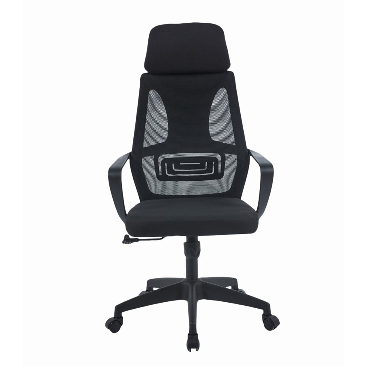 Silla Gerencial Diamante Negro 50x95cm con Apoya Cabezas - SILLAS DE OFICINA | Bylmo