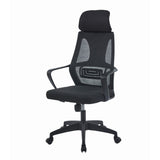 Silla Gerencial Diamante Negro 50x95cm con Apoya Cabezas - SILLAS DE OFICINA | Bylmo