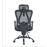 Silla Gerencial Emperatriz Negro 51x117cm con Apoya Cabezas y Soporte Lumbar - SILLAS DE OFICINA | Bylmo