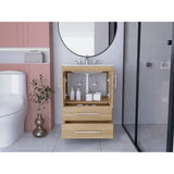 Mueble para Lavamanos Hilda Fresno Europeo 59.5x85.6cm con Lavamanos y Dos Cajones - MUEBLES PARA LAVAMANOS | Bylmo