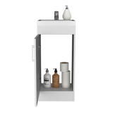 Mueble para Lavamanos Madrid Blanco 40x83cm con Lavamanos - MUEBLES PARA LAVAMANOS | Bylmo