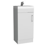 Mueble para Lavamanos Madrid Blanco 40x83cm con Lavamanos - MUEBLES PARA LAVAMANOS | Bylmo