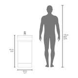 Mueble para Lavamanos Madrid Blanco 40x83cm con Lavamanos - MUEBLES PARA LAVAMANOS | Bylmo