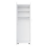 Closet Aurora Blanco 60x180cm Sin Cajones y Dos Puertas - CLOSETS | Bylmo
