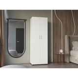 Closet Aurora Blanco 60x180cm Sin Cajones y Dos Puertas - CLOSETS | Bylmo
