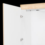 Closet Bariloche Eco Duna y Blanco 150.3x177.9cm Con Dos Cajones y Cuatro Puertas - CLOSETS | Bylmo