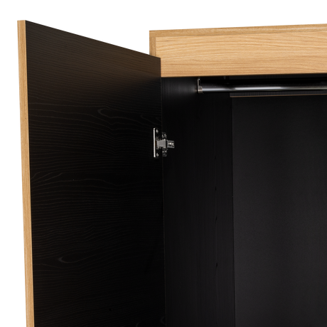 Closet Bariloche Eco Fresno Europeo y Wengue 150.3x177.9cm Con Dos Cajones y Cuatro Puertas - CLOSETS | Bylmo