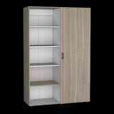 Closet Eco Bardolino y Blanco 120.1x184cm Sin Cajones y Una Puerta - CLOSETS | Bylmo