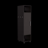 Closet Custer Wengue 40x160cm Sin Cajones Una Puerta y Espejo - CLOSETS | Bylmo