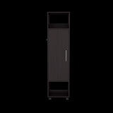 Closet Custer Wengue 40x160cm Sin Cajones Una Puerta y Espejo - CLOSETS | Bylmo