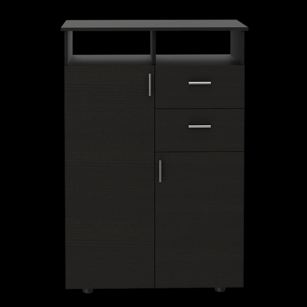 Closet Tremon Wengue 83x121cm Con Dos Cajones y Dos Puertas - CLOSETS | Bylmo