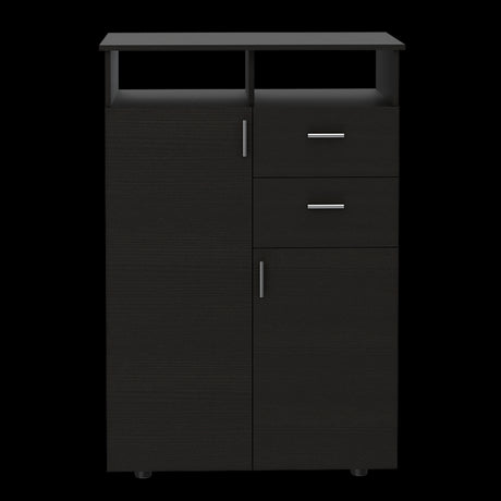 Closet Tremon Wengue 83x121cm Con Dos Cajones y Dos Puertas - CLOSETS | Bylmo