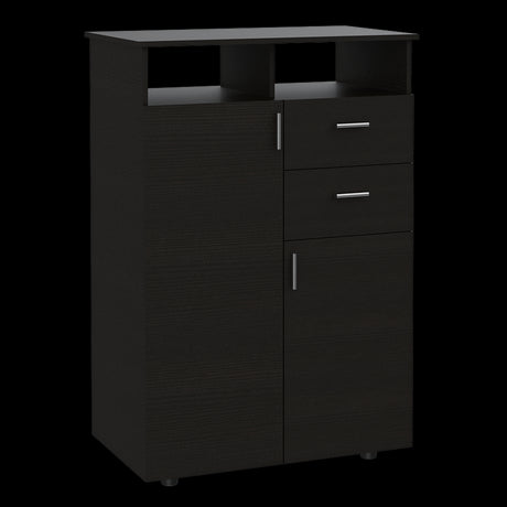 Closet Tremon Wengue 83x121cm Con Dos Cajones y Dos Puertas - CLOSETS | Bylmo