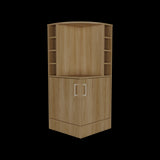 Bar Esquinero Jakes Fresno 46.9x108cm Con Ocho Portabotellas - BARES | Bylmo