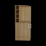 Bar Esquinero Jakes Fresno 46.9x108cm Con Ocho Portabotellas - BARES | Bylmo