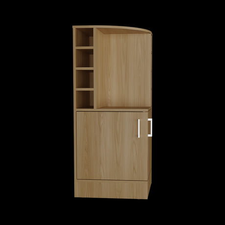 Bar Esquinero Jakes Fresno 46.9x108cm Con Ocho Portabotellas - BARES | Bylmo