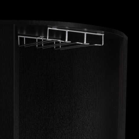 Bar Esquinero Kaia Plus Fresno Europeo y MIel 45x180cm Con Diez Portabotellas - BARES | Bylmo