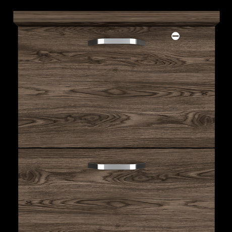 Archivador Home Office Coñac y Wengue 47.5x132.2cm Con Cuatro Cajonres - ARCHIVADORES | Bylmo