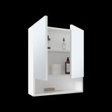 Gabinete de Baño Rectangular Wanna Blanco 50x59.1cm Con Espejo y Dos Entrepaños - GABINETES DE BANHO | Bylmo