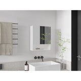 Gabinete de Baño Rectangular Wanna Blanco 50x59.1cm Con Espejo y Dos Entrepaños - GABINETES DE BANHO | Bylmo