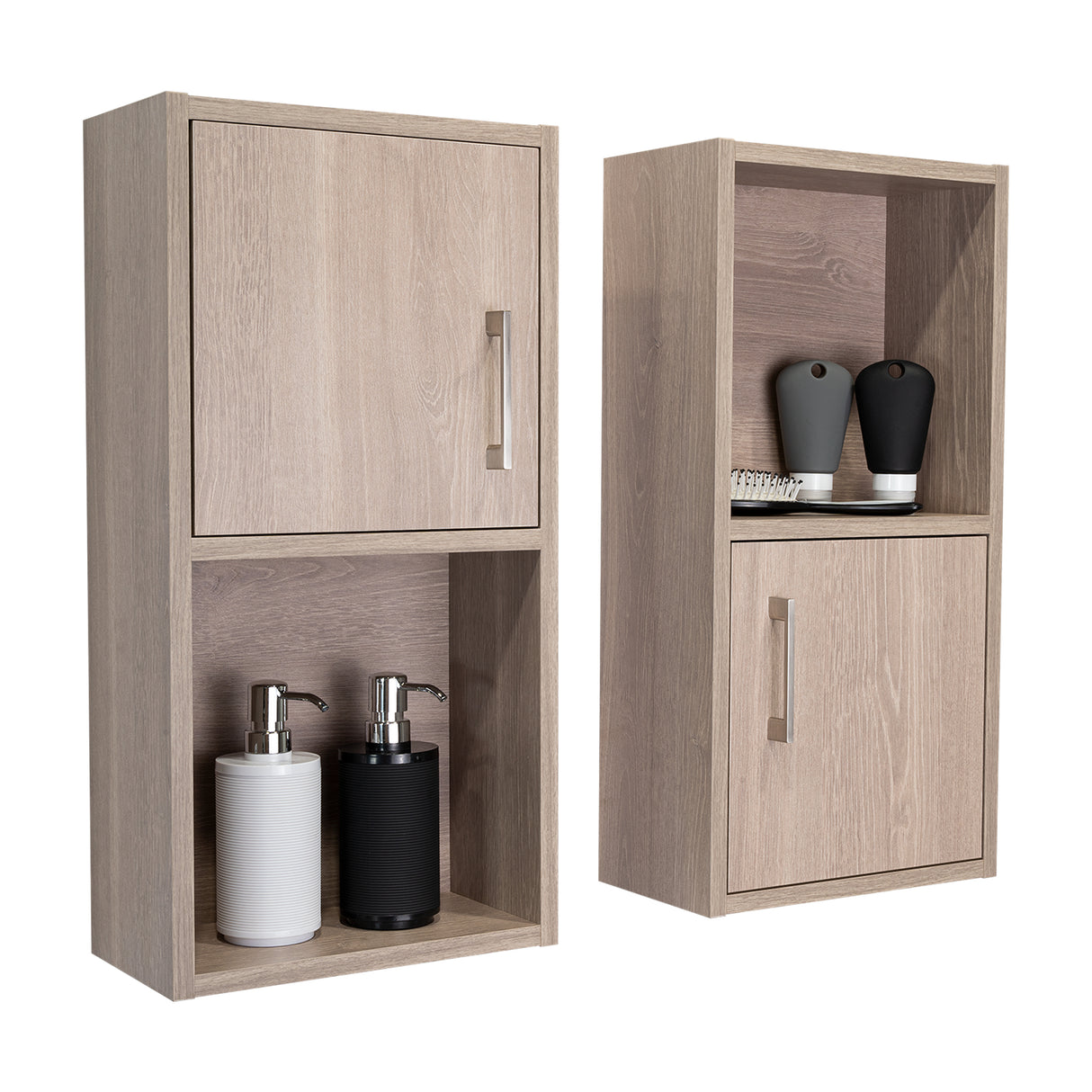 Set x 2 Gabinetes de Baño Rectangular Bath Bardolino 30x60.1cm Con Dos Entrepaños - GABINETES DE BANHO | Bylmo